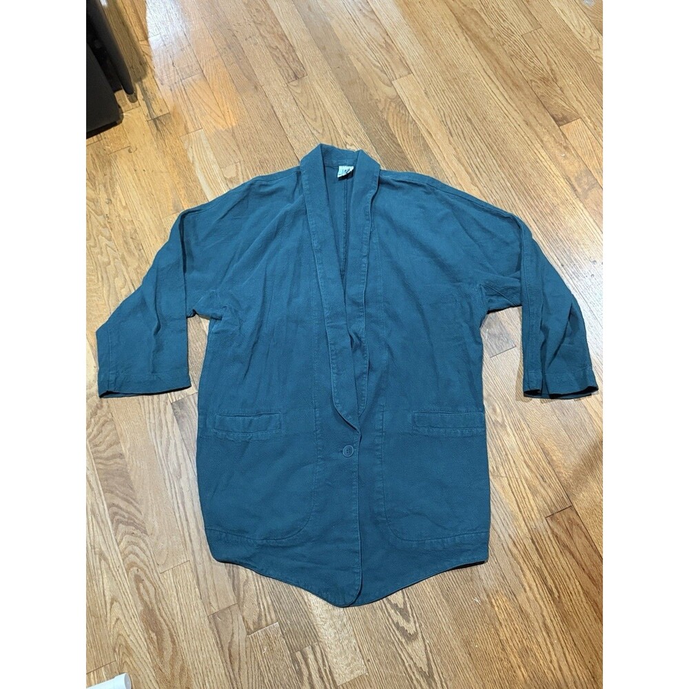vintage teal New Hero jacket Kimono Design Size Large